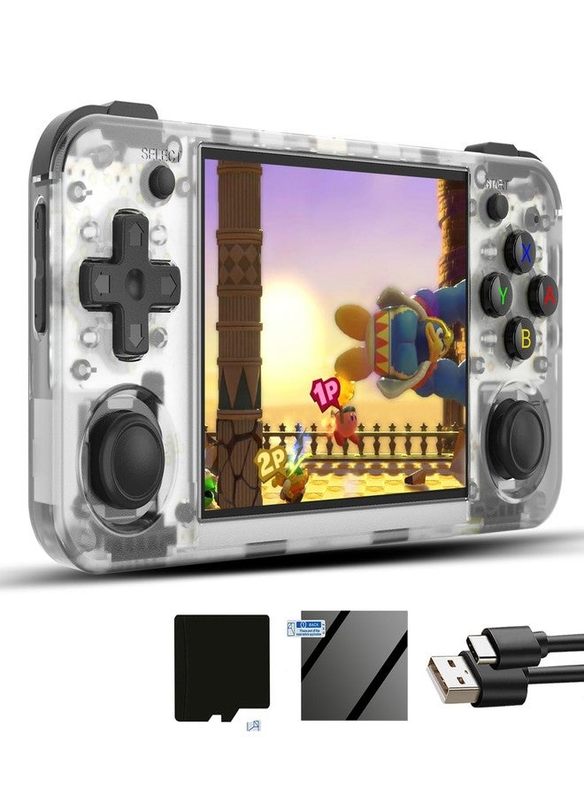 Aivuidbs RG35XX H Linux Retro Handheld Game Console 35xx H with a 64G Card Pre-Loaded 5570 Games,RG35XXH 3.5'' IPS Screen Supports 5G WiFi Bluetooth HDMI and TV Output - Image 1